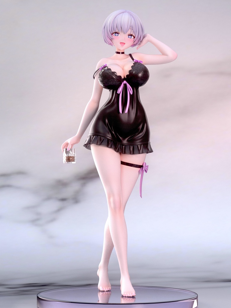 特別価格 一次頒布分『勝利の女神：NIKKE』ほろ酔い リリーバイス　ナイトガウンver. ガレージキット　フィギュア