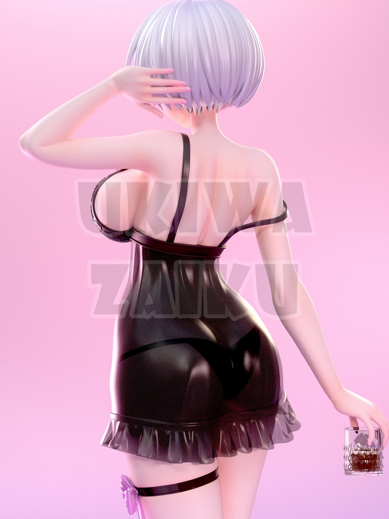 『勝利の女神:NIKKE』ほろ酔い リリーバイス ナイトガウンver. ガレージキット フィギュア