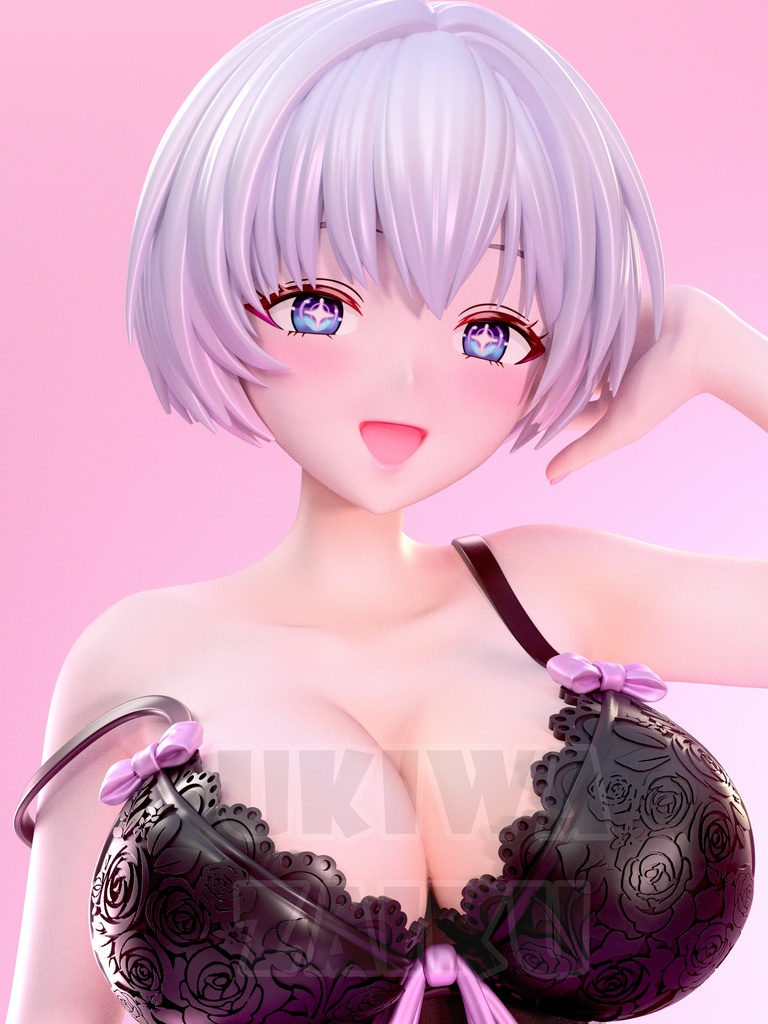 『勝利の女神：NIKKE』ほろ酔い リリーバイス　ナイトガウンver. ガレージキット　フィギュア