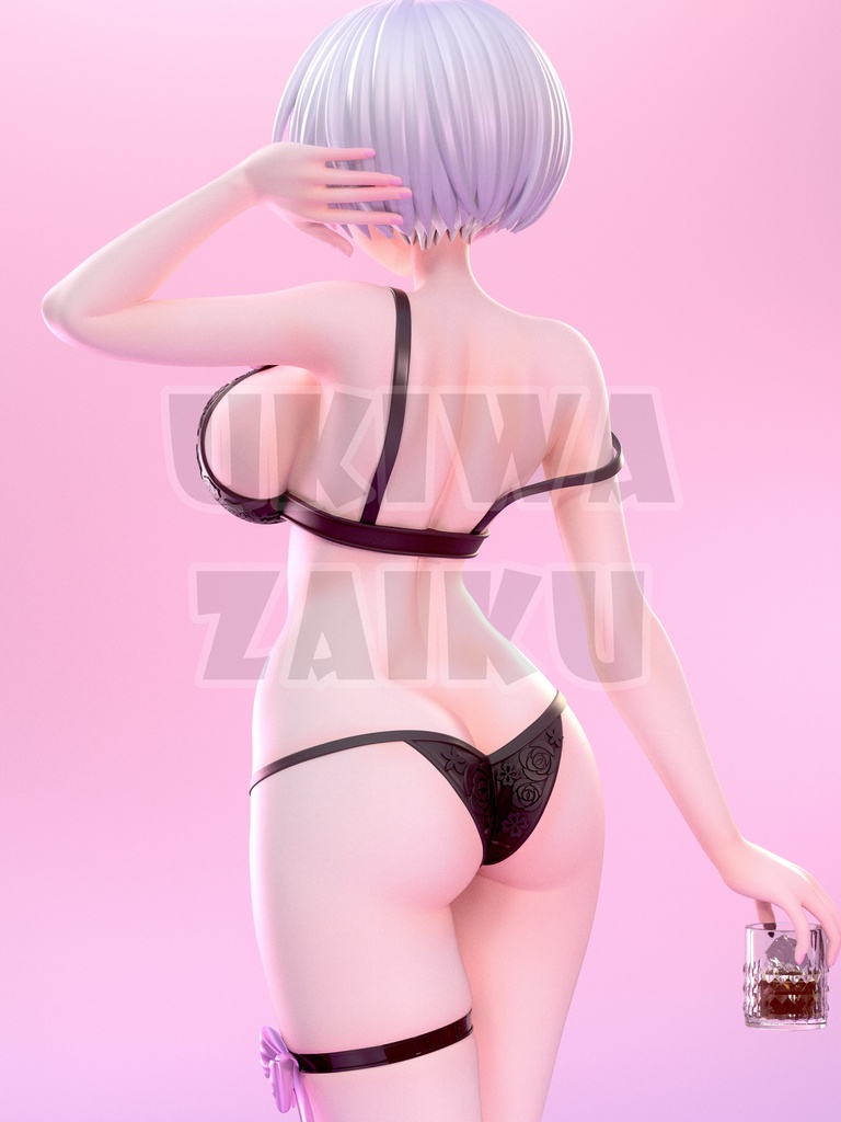『勝利の女神:NIKKE』ほろ酔い リリーバイス ナイトガウンver. ガレージキット フィギュア