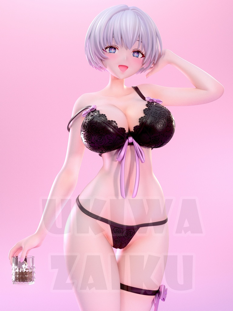 『勝利の女神:NIKKE』ほろ酔い リリーバイス ナイトガウンver. ガレージキット フィギュア