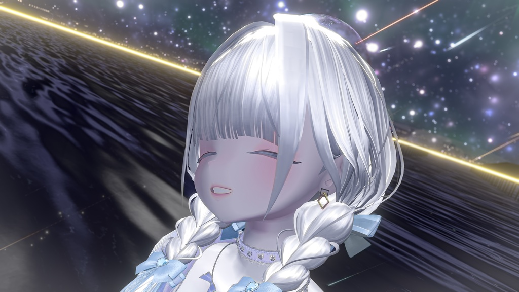 【無料】ダブルスクエアピアス