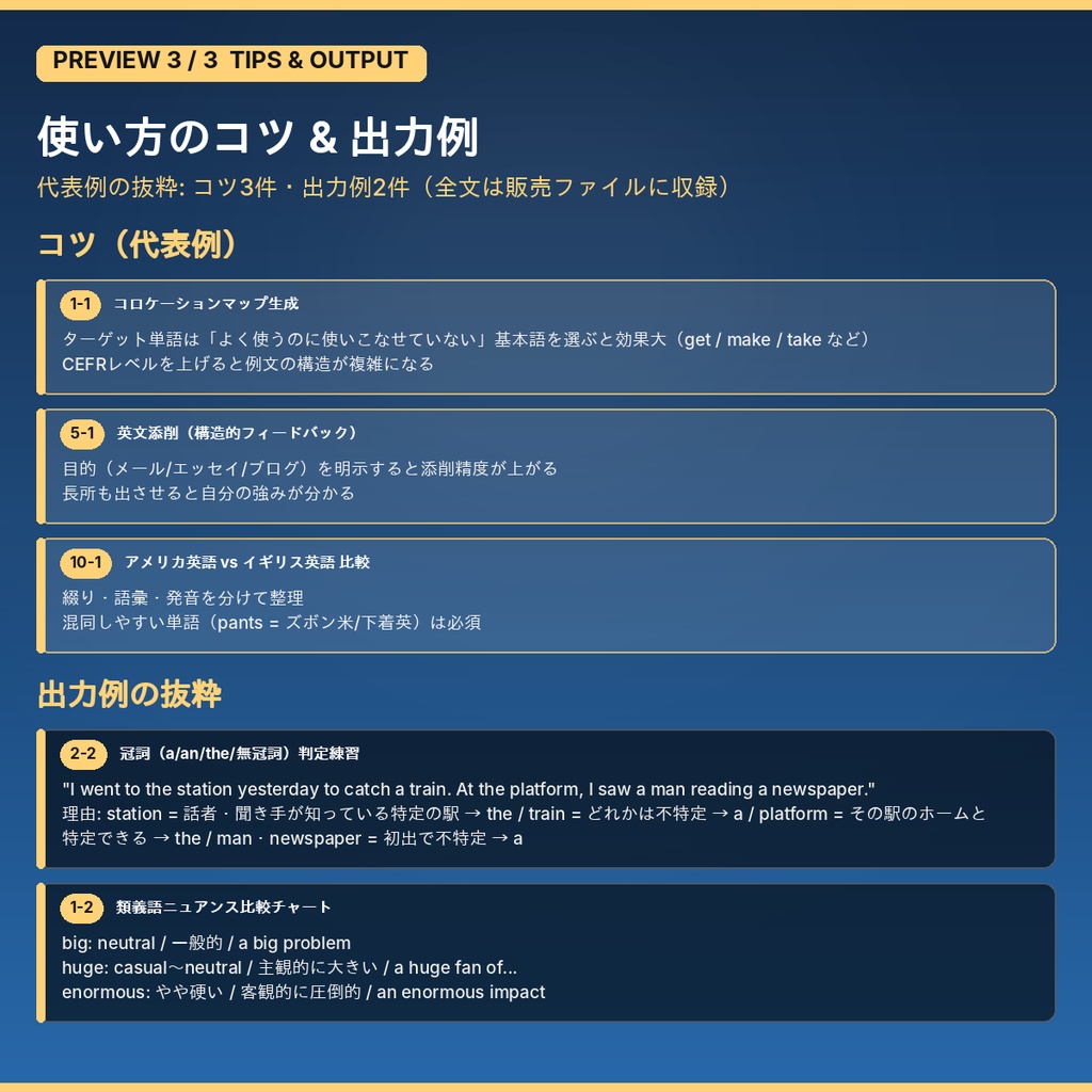 英会話から試験まで AI学習プロンプト100選 — TOEIC・ビジネス英語対応