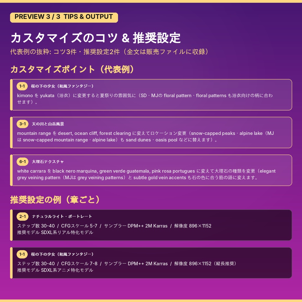 AI画像生成プロンプト60選|Stable Diffusion / Midjourney向け