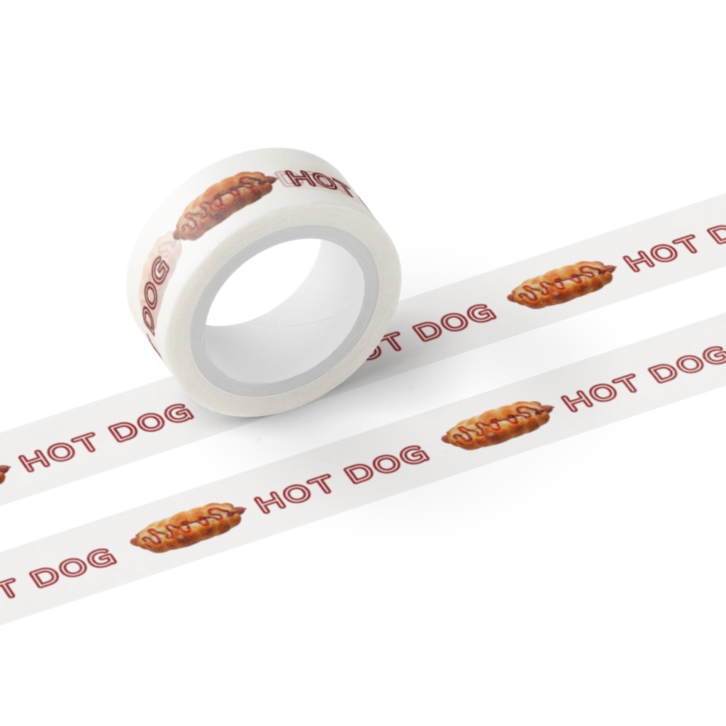 ホットドッグ　マスキングテープ