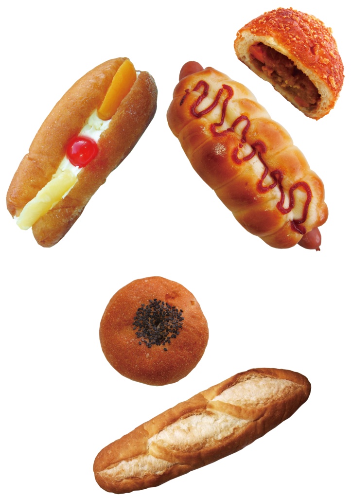 パンのパン文字 地球に優しいデニムリサイクル生地エコトートバック