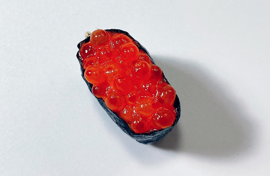 リアルないくら軍艦のお寿司のミニチュア食品サンプル
