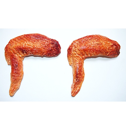 1/1リアルサイズのこんがり手羽先食品サンプルのブローチ