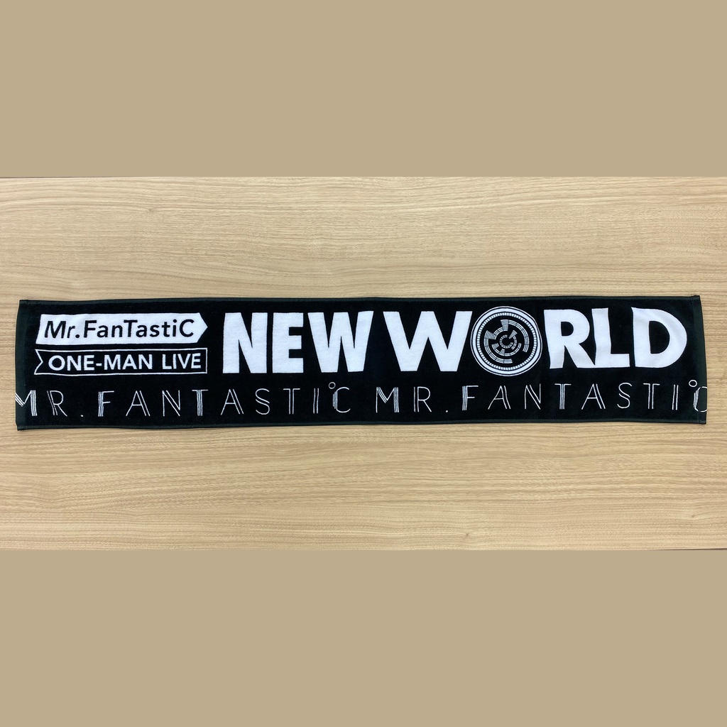 Mr.FanTastiC「NEW WORLD」マフラータオル -BLACK- - Mr