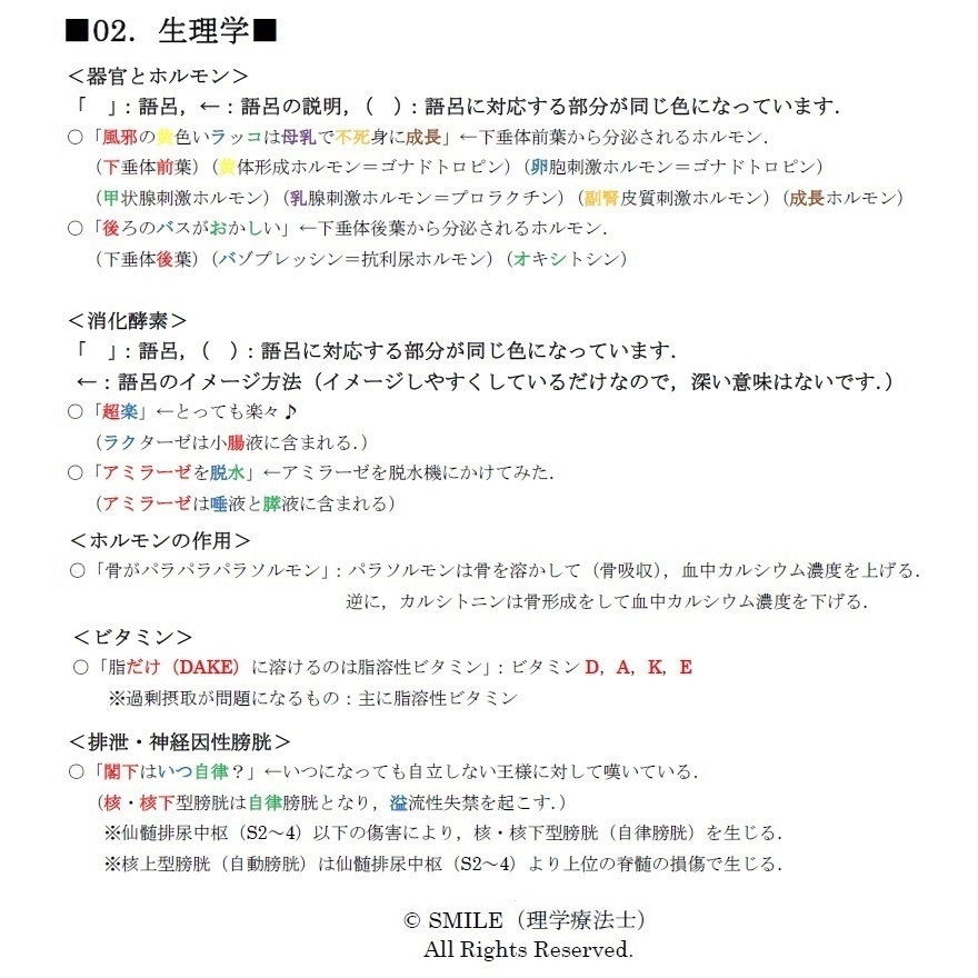 PT・OT国試対策ゴロ集&勉強方法と考え方 2025年度版