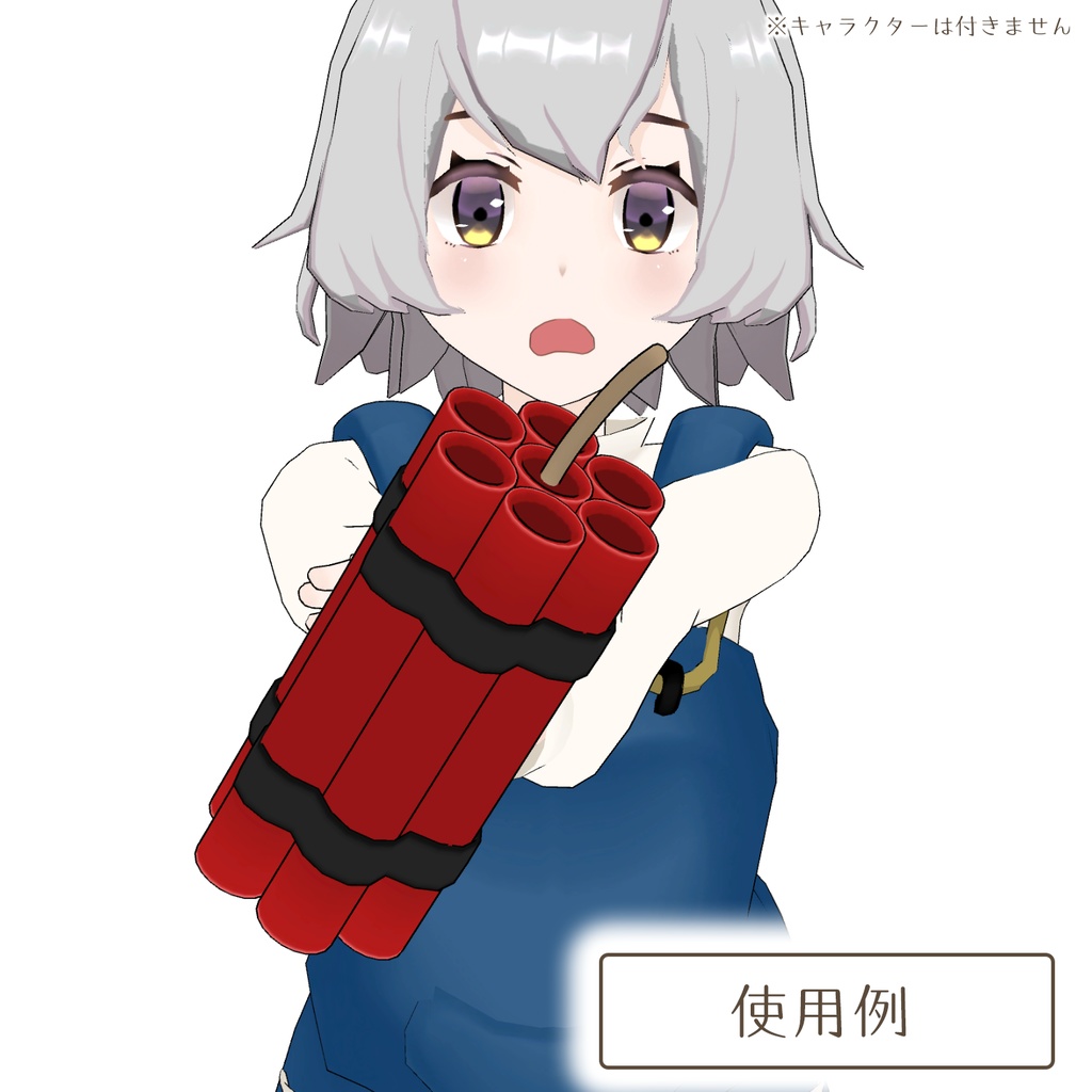 爆弾の3Dモデル