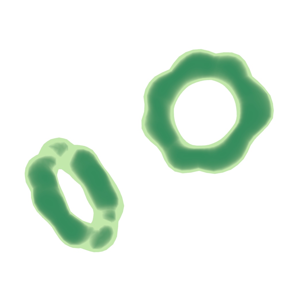 くっつくやつの3Dモデル