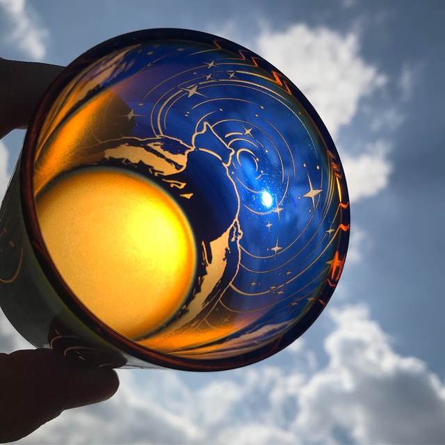 星詠み猫（燈し火）/ロックグラス