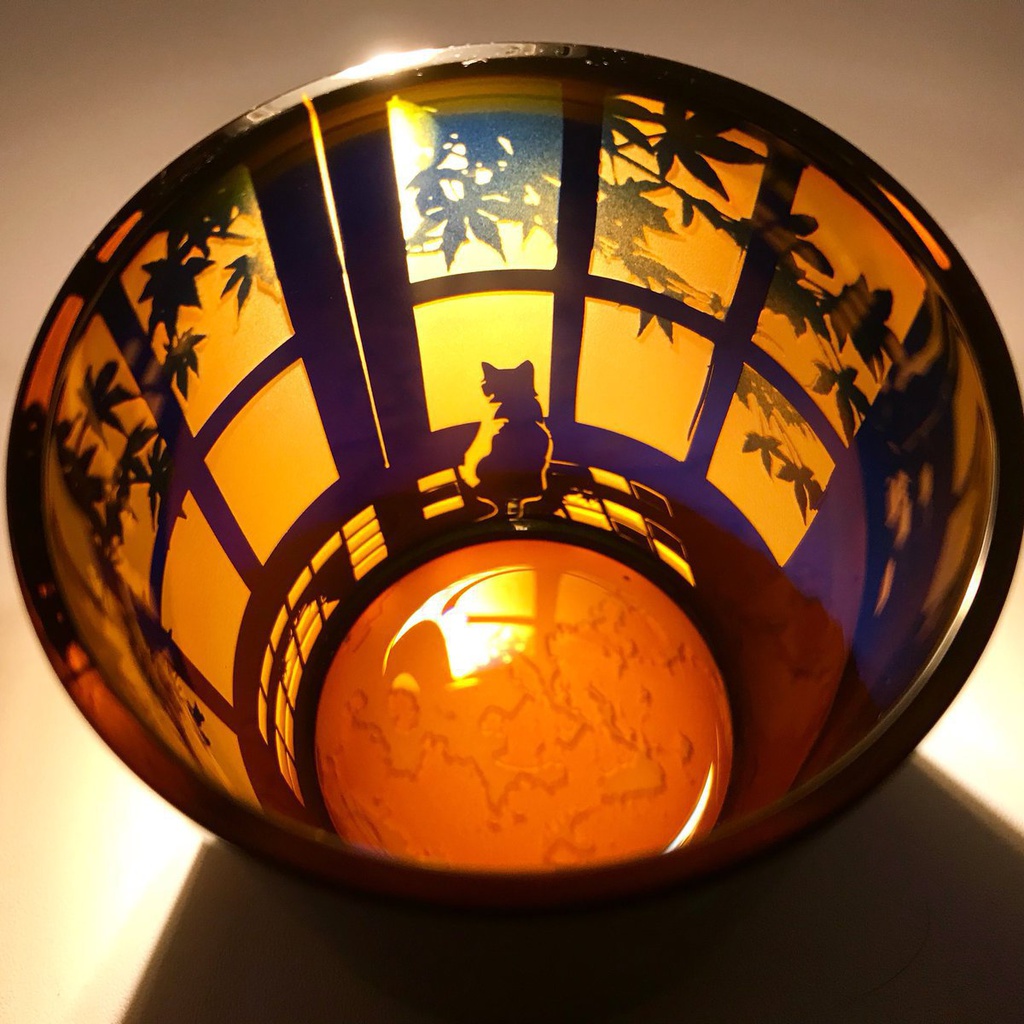 一日千秋/帰りを待つ猫+満月