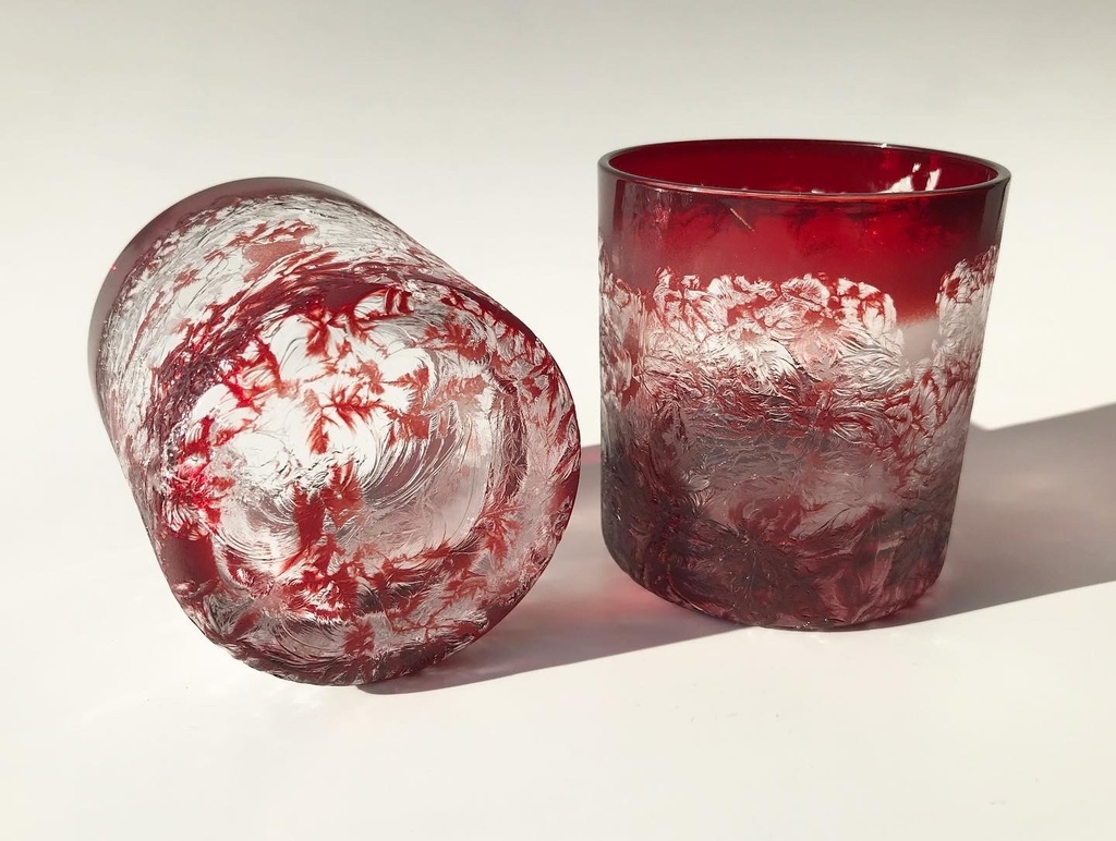 結霜グラス/鳳凰