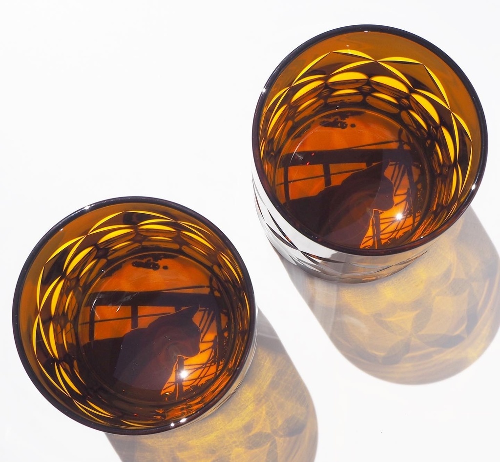 夕焼け猫+七宝煌円環紋/切子 特別限定色『蘇芳』@30日