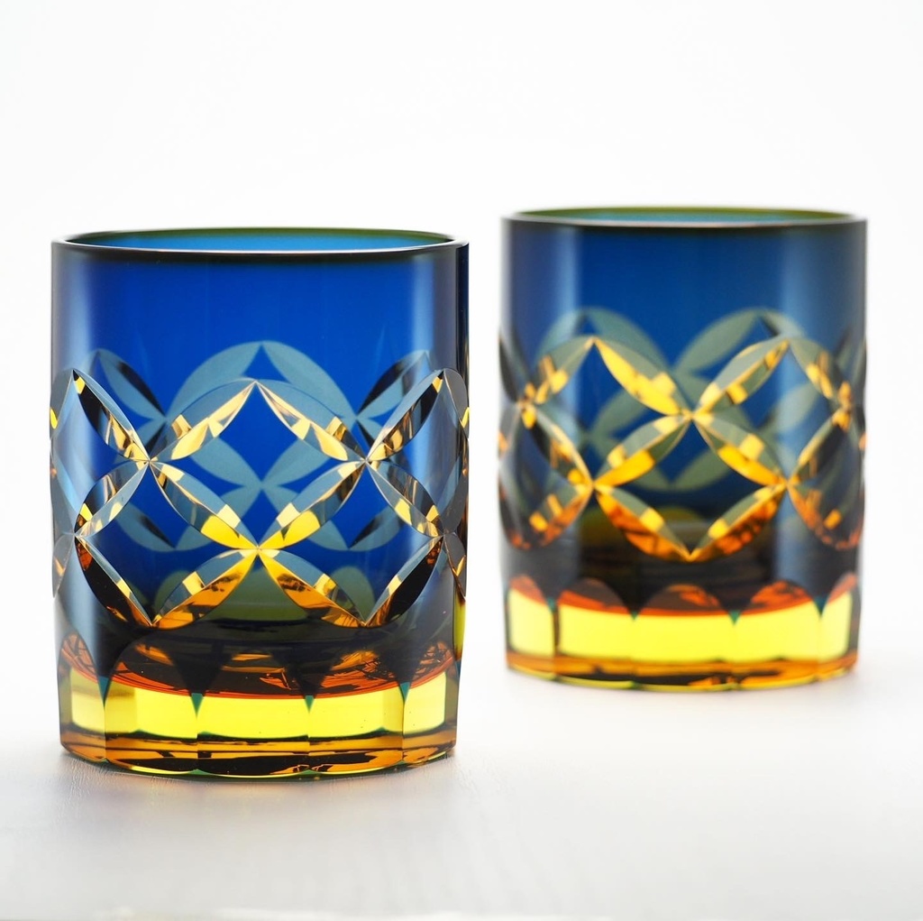 《TV番組紹介》夕焼け猫+七宝紋/切子《人気No.1》納期30日