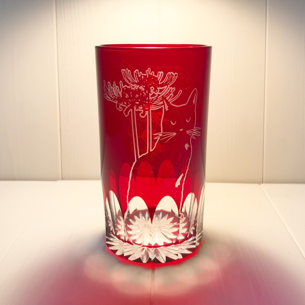 完売 紅彼岸花 猫切子tb 可夜硝子 Booth