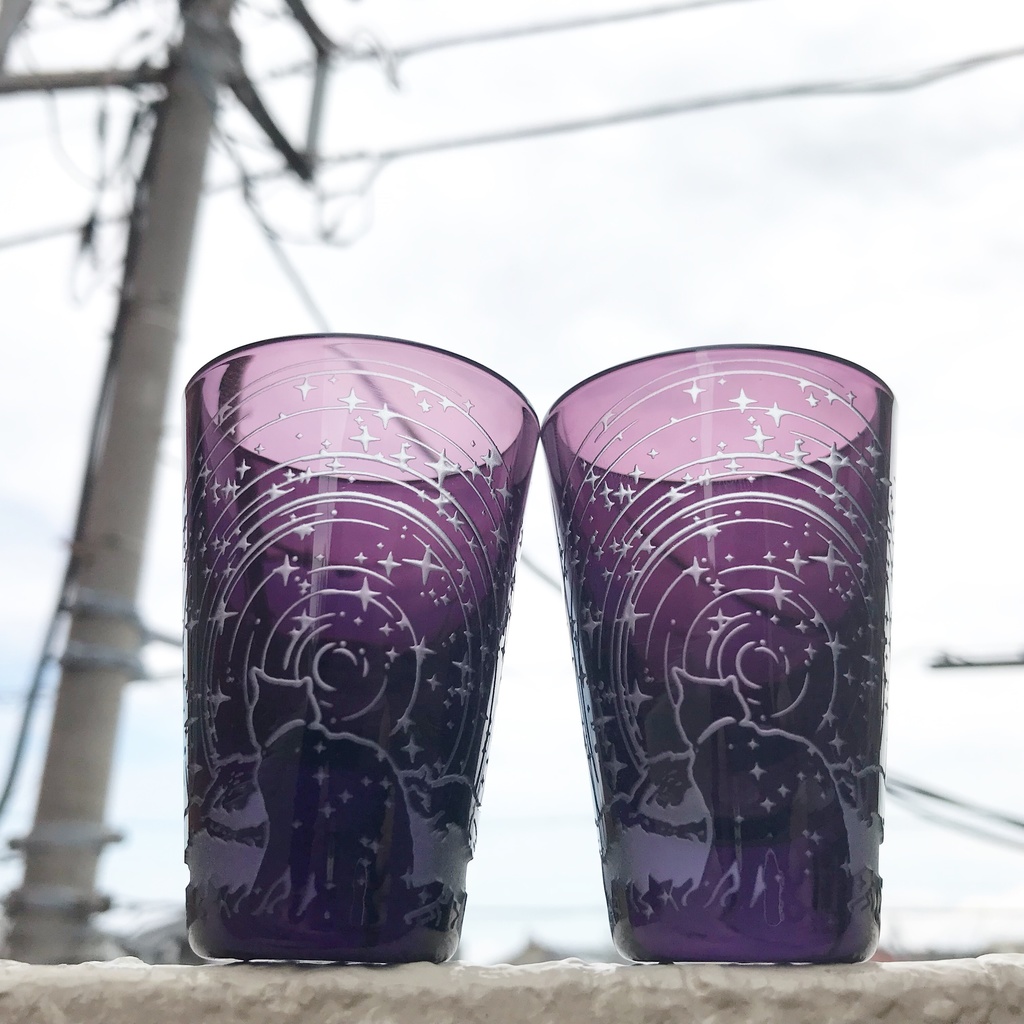 夜明けの星詠み猫/ショットグラス