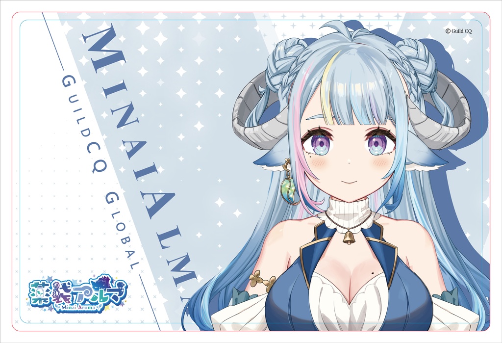 ◆ゲーミングマウスパッド（GuildCQ５周年記念グッズ　薬袋アルマ　その１）◆