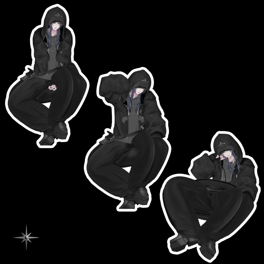 【無料あり】MENS POSE SET Vol.1