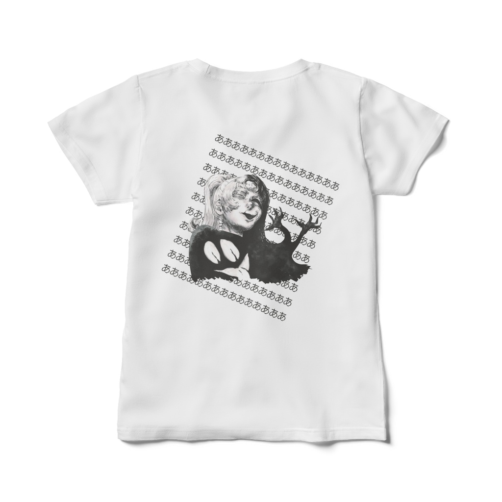 Poniko+Uboa - Women White Tshirt (Back)