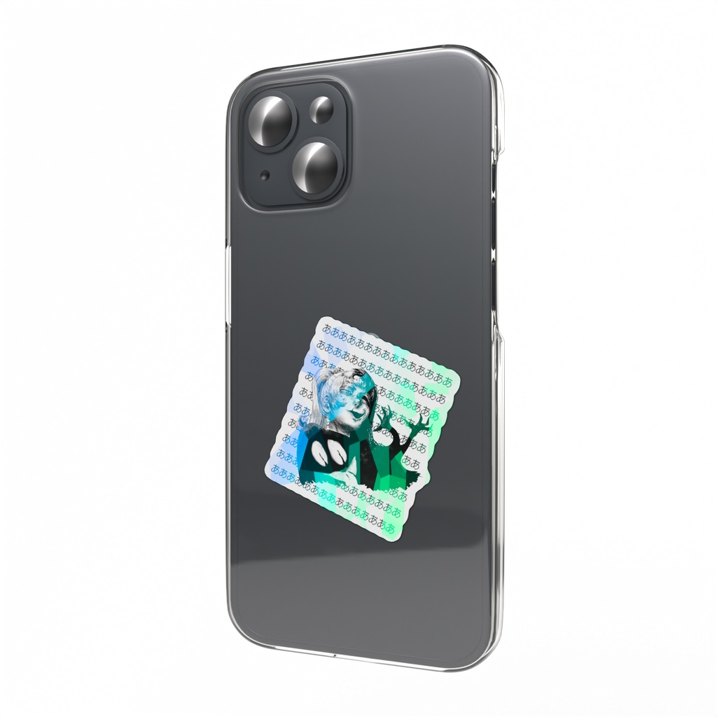 Poniko+Uboa - Holographic Smartphone Sticker