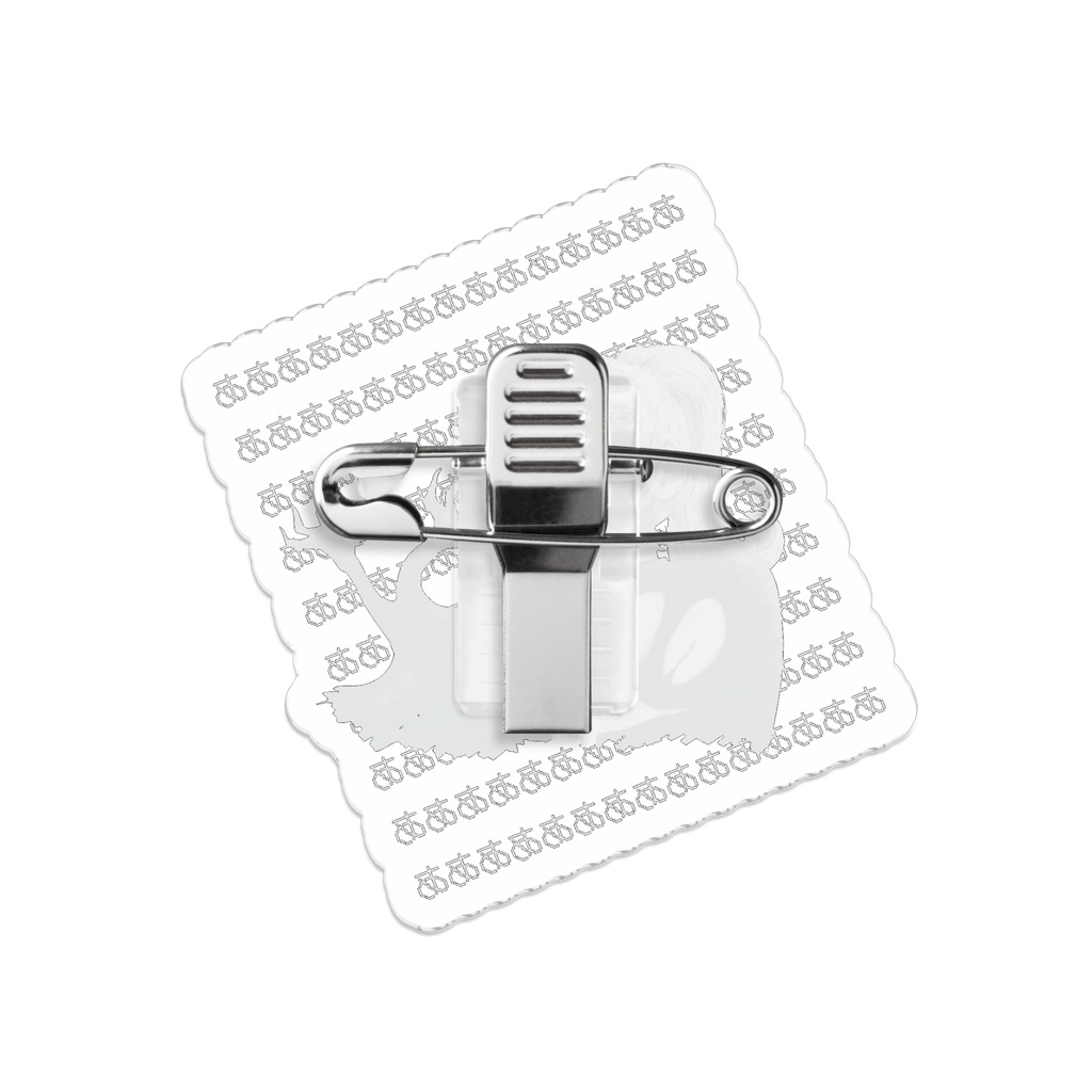 Poniko+Uboa - Acrylic Badge