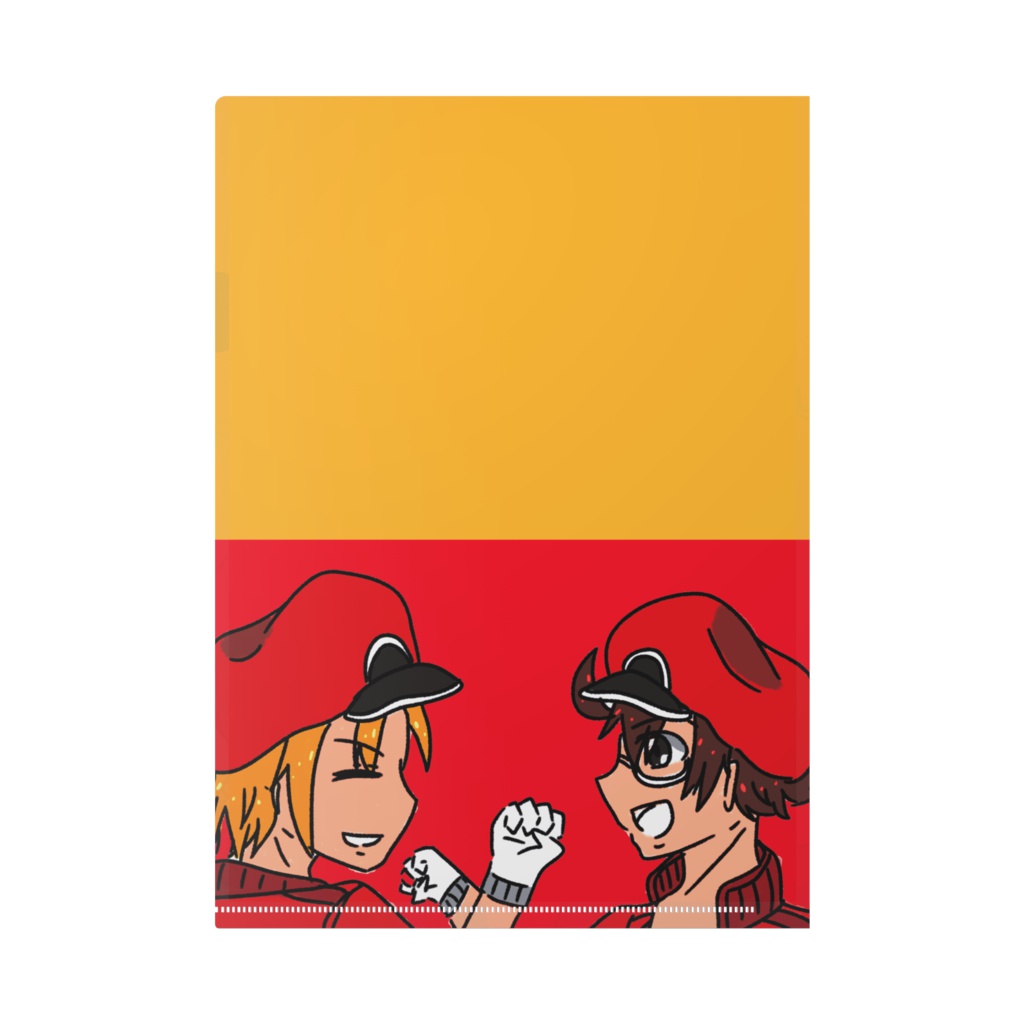 はたらく細胞BLACK クリアファイル