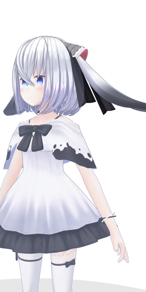 ファジーちゃん用ねこみみリボン