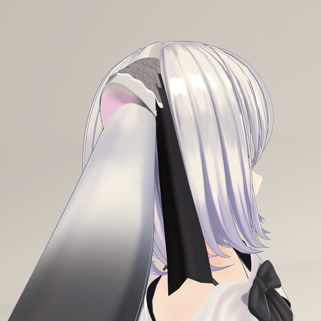 ファジーちゃん用ねこみみリボン