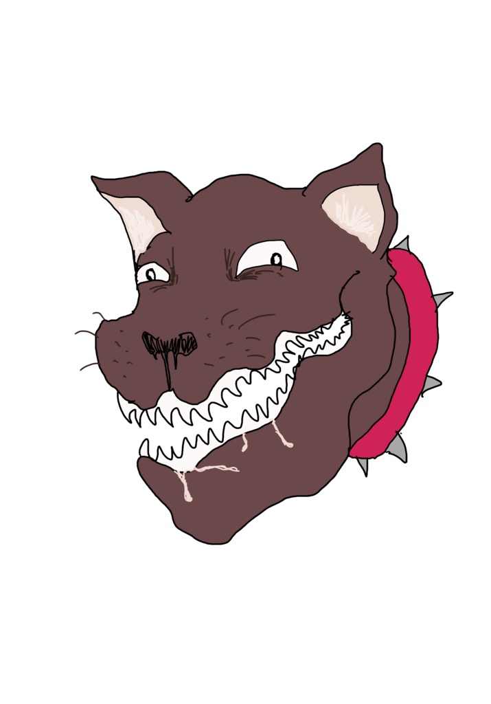 やばい犬パーカー