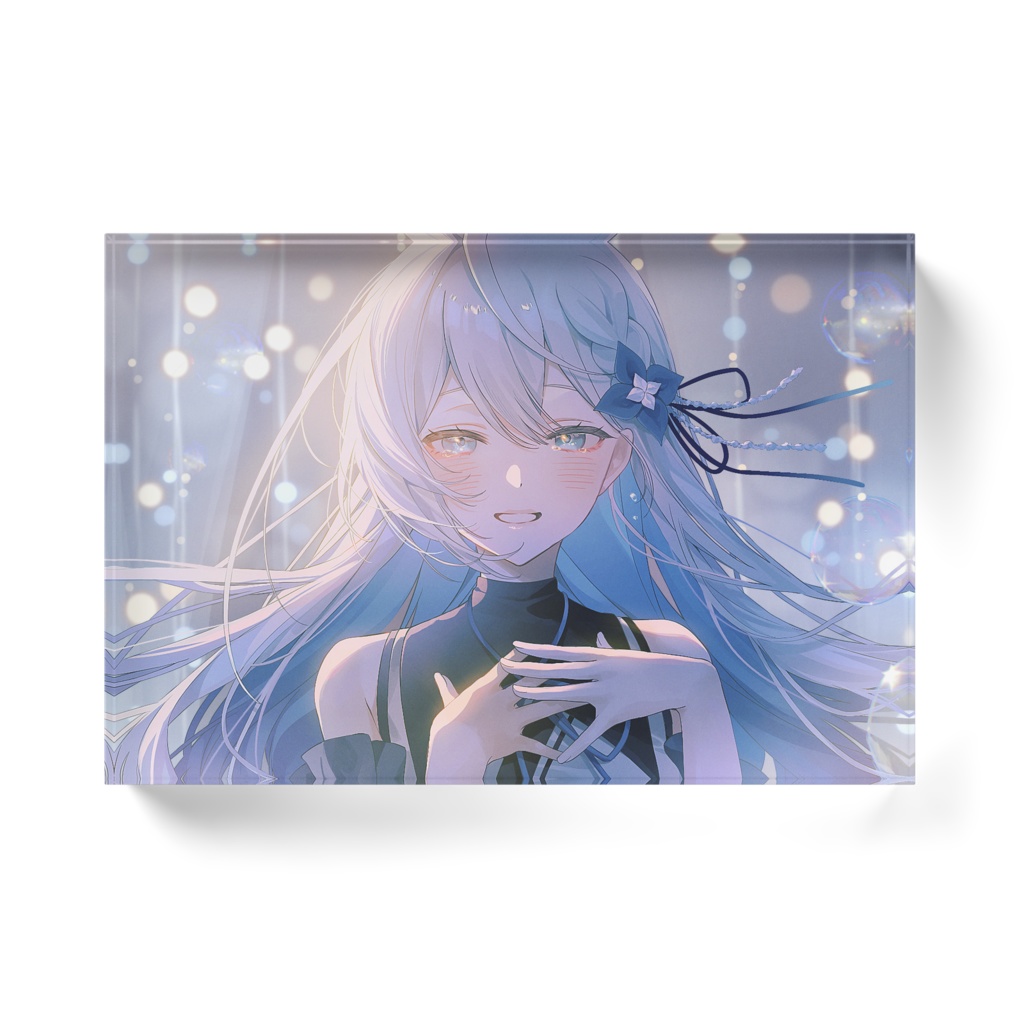 あきら店長1周年記念アクリルブロック