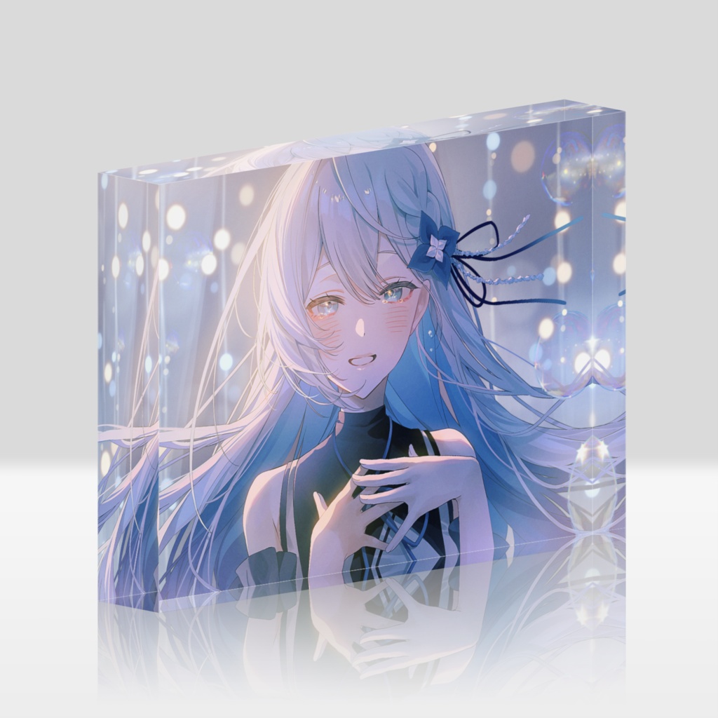 あきら店長1周年記念アクリルブロック