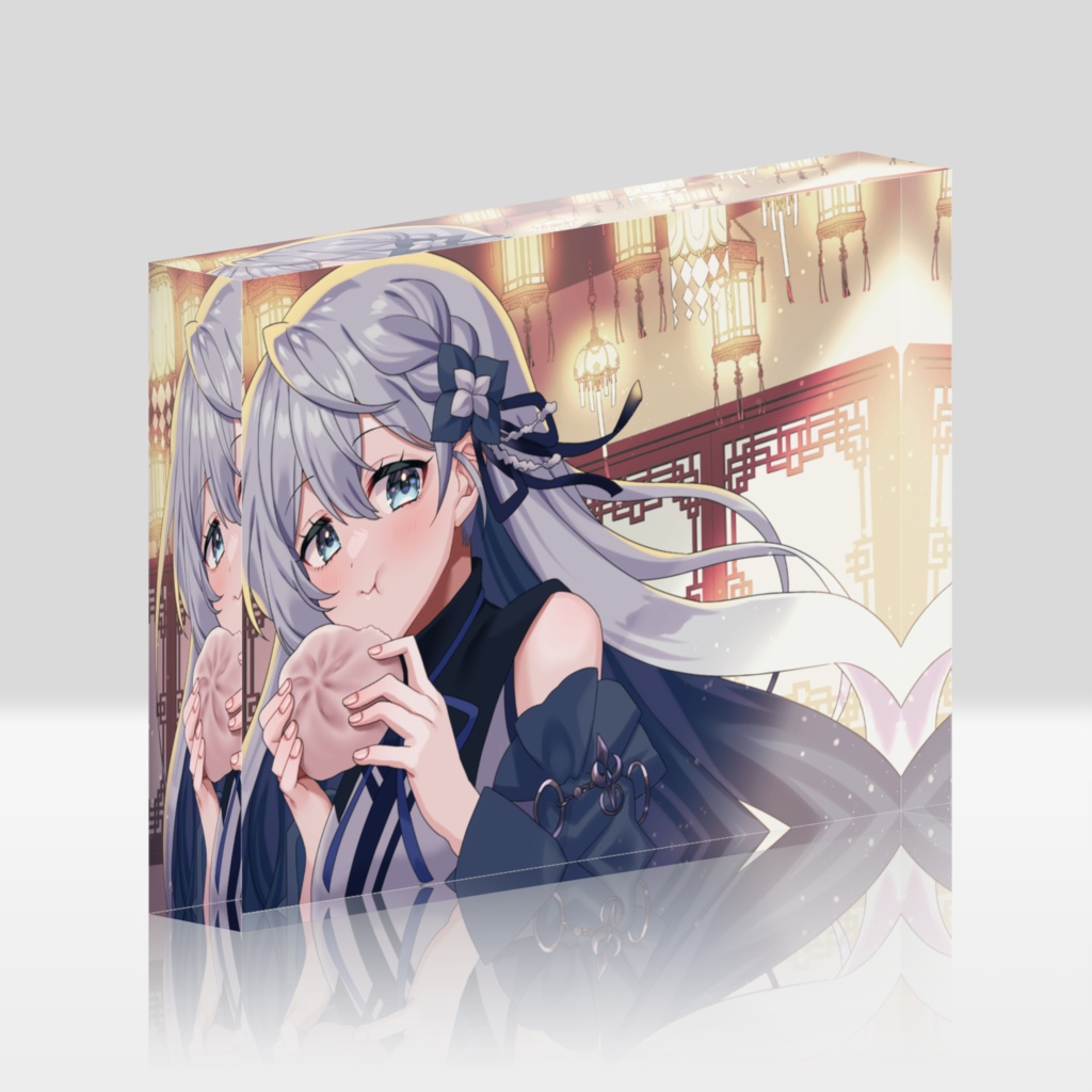 あきら店長もぐもぐアクリルブロック