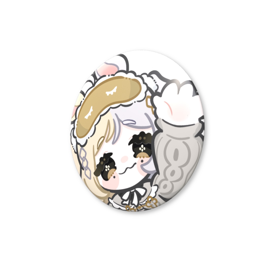 んちょ またね缶バッジ