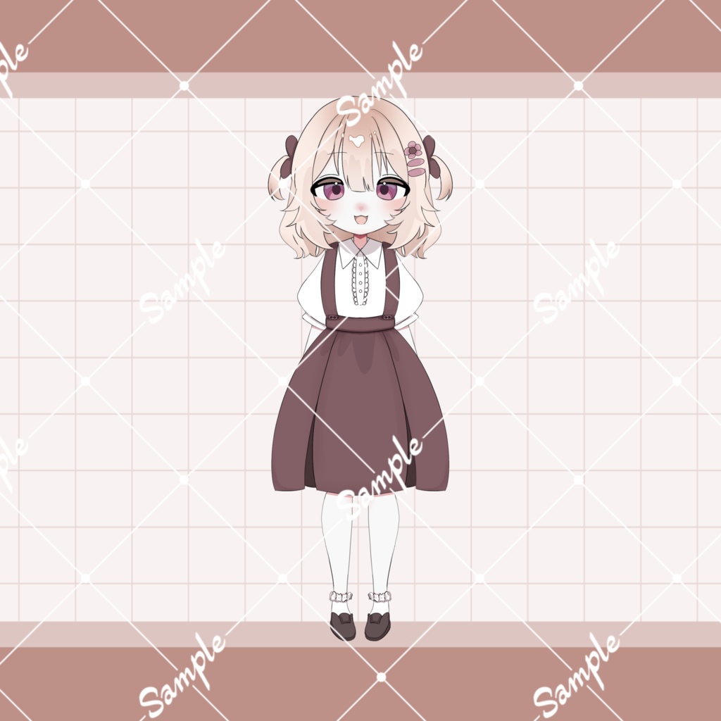 【1点限定】ふわふわ女の子【立ち絵イラスト】