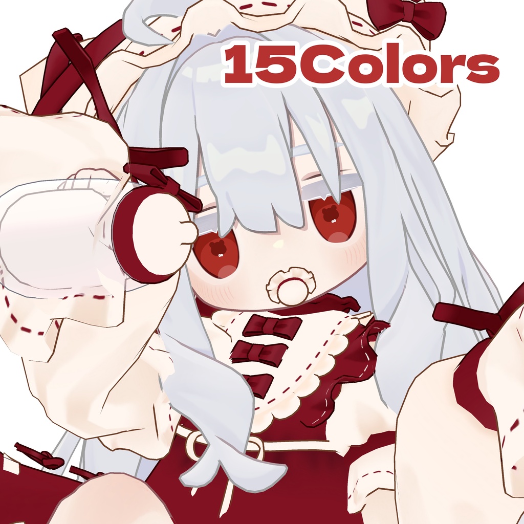 【無料】きぷくまアイ【15色・キプフェル用】
