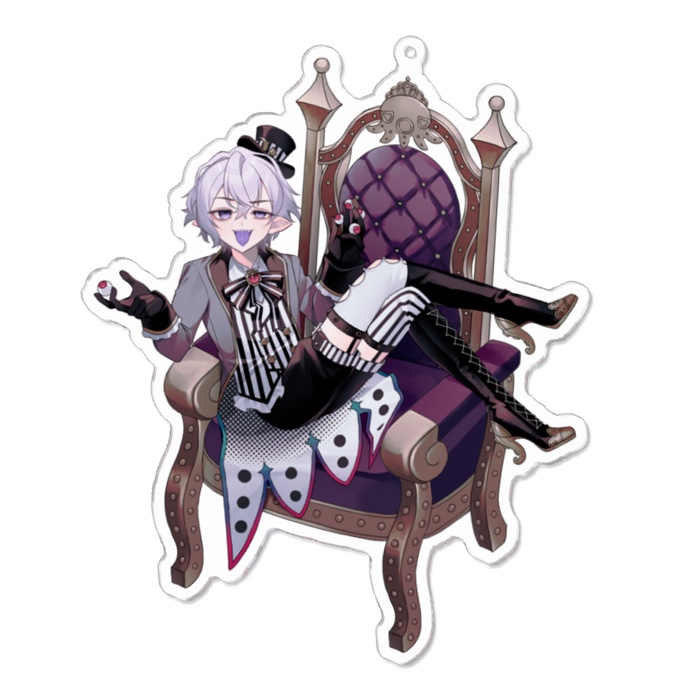 ℍ𝔸𝕃𝕃𝕆𝕎𝔼𝔼ℕ!アクリルキーホルダー