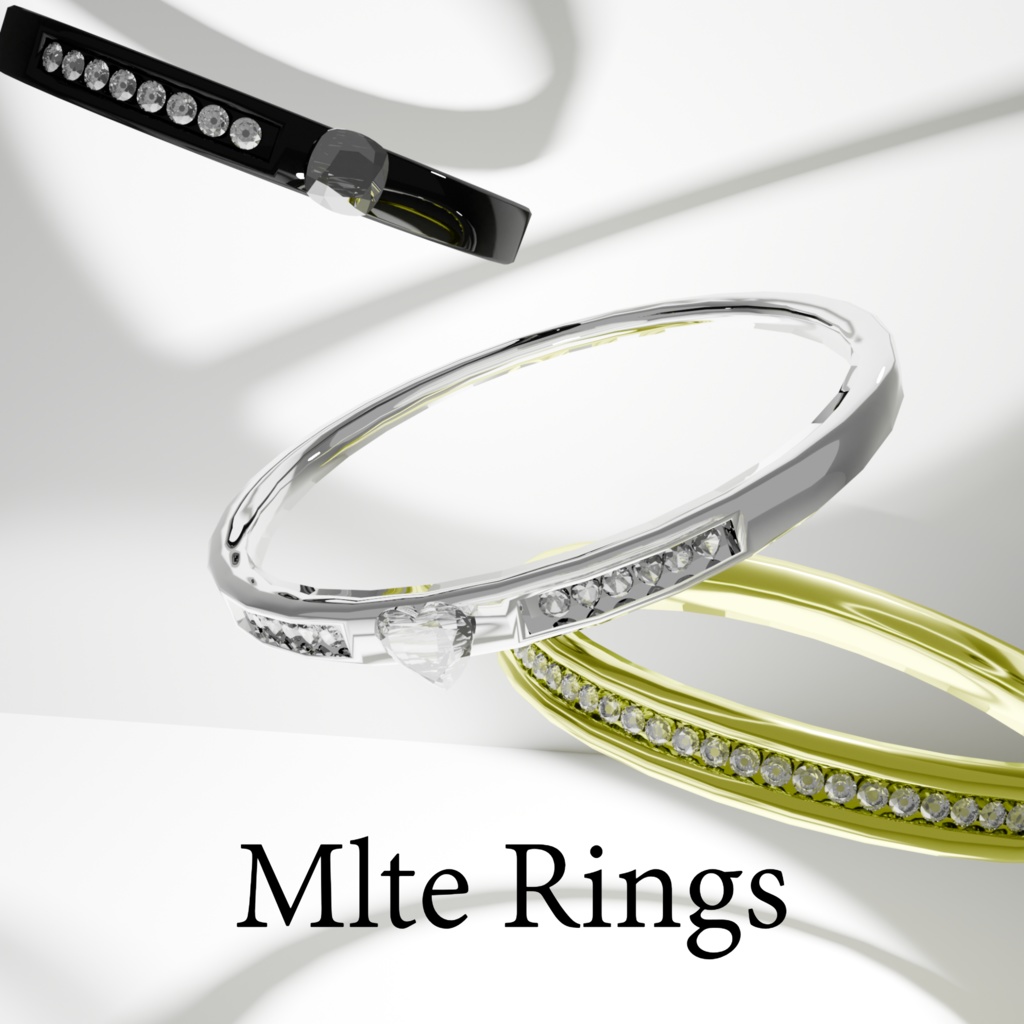 【VRChat向け】Melt Rings