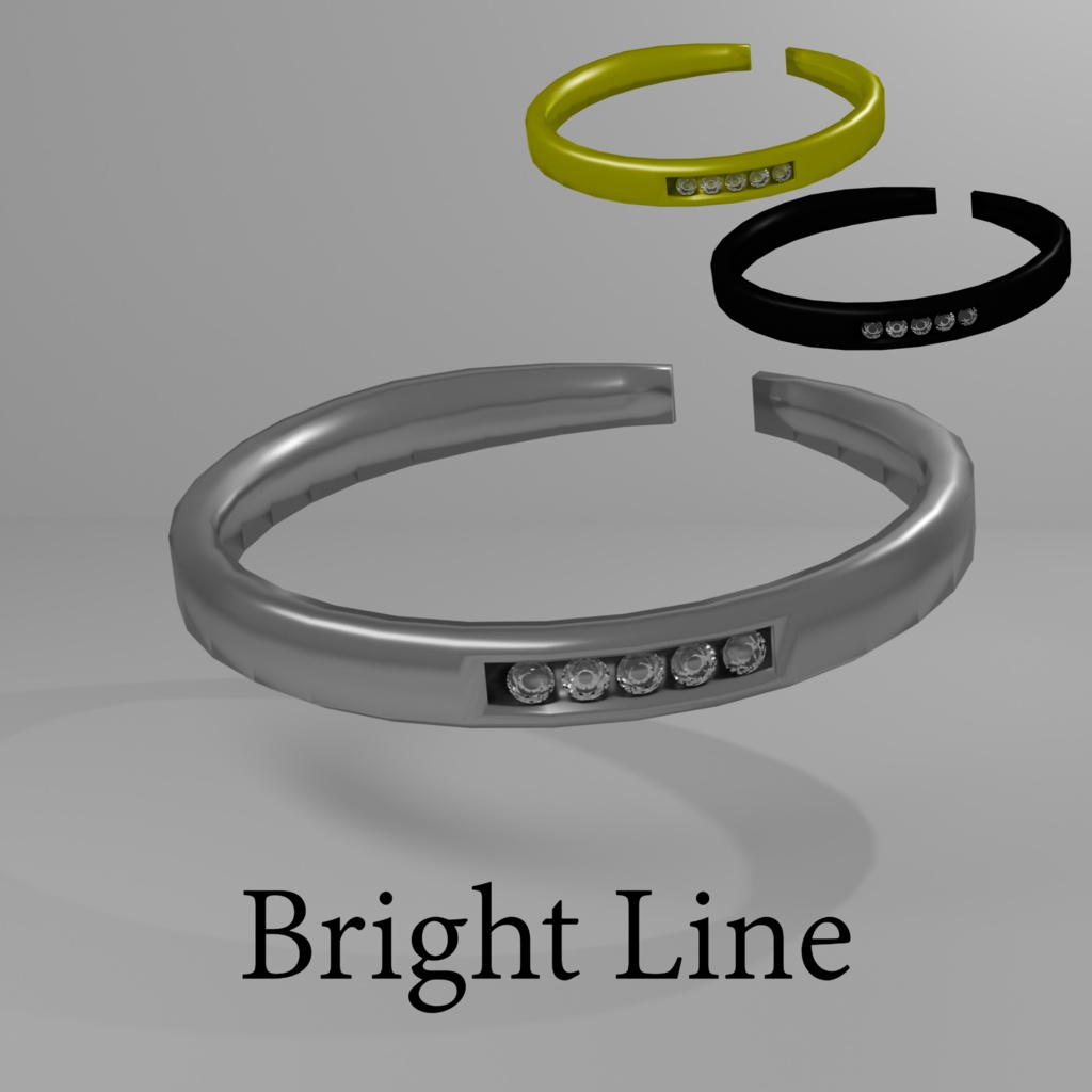 【VRChat向け】Glimmer Rings - Kazari - BOOTH
