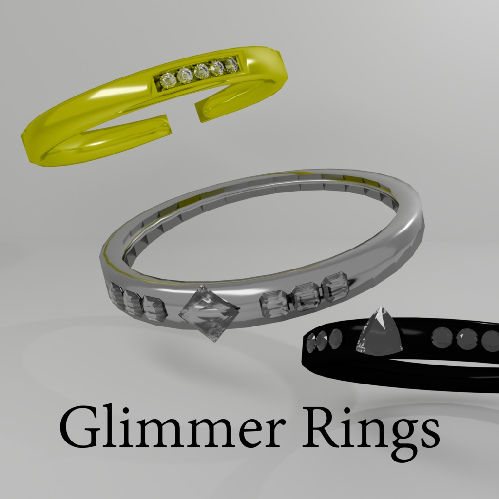 【VRChat向け】Glimmer Rings