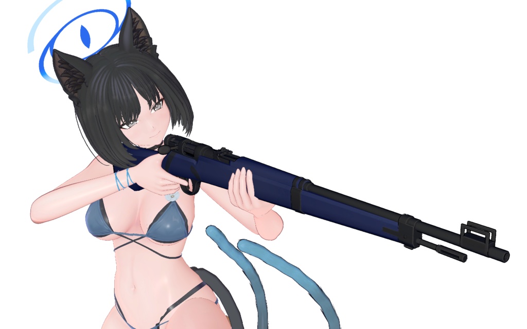 【割引中!】3Dモデル 『桐生キキョウ』 / ブルーアーカイブ