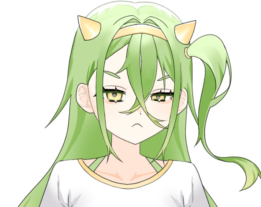 【 Live2D model 】 緑の髪の少女