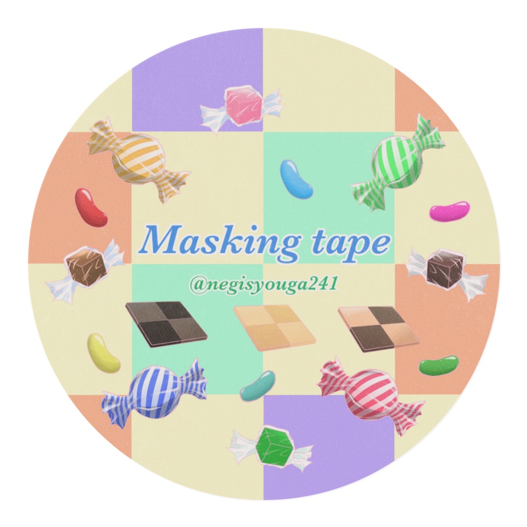 マスキングテープ お菓子