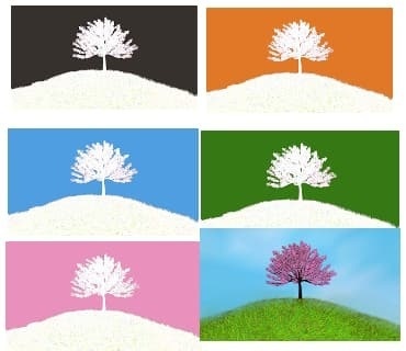 背景 素材 桜