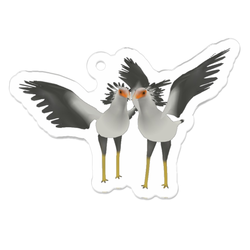 ヘビクイワシアクリルキーホルダー