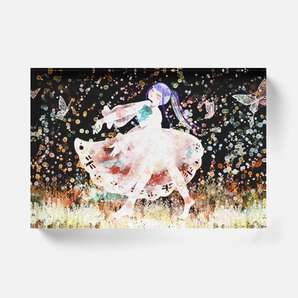 早見更紗3周年記念グッズ アクリルブロック