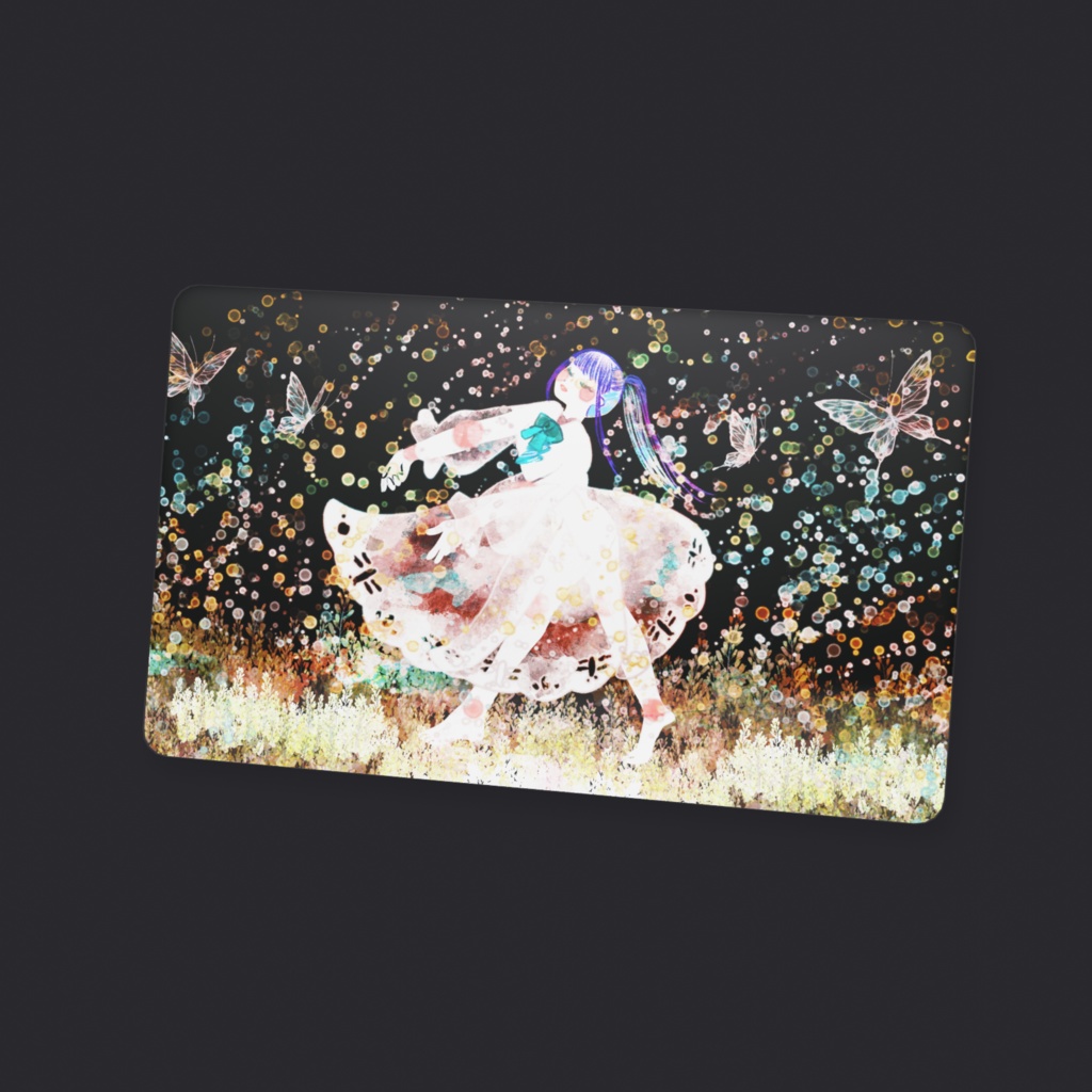 早見更紗3周年記念グッズ クリアカード