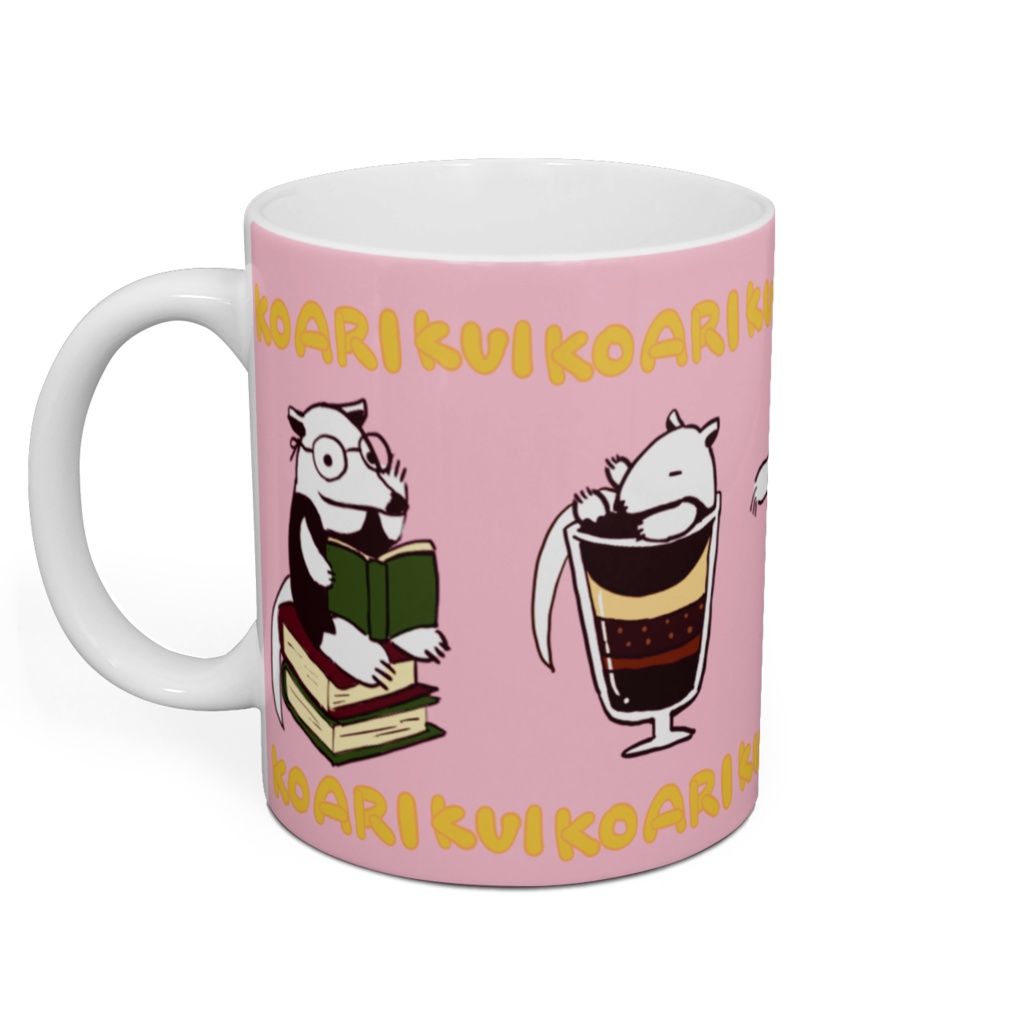 コアリクイマグカップ(ピンク)